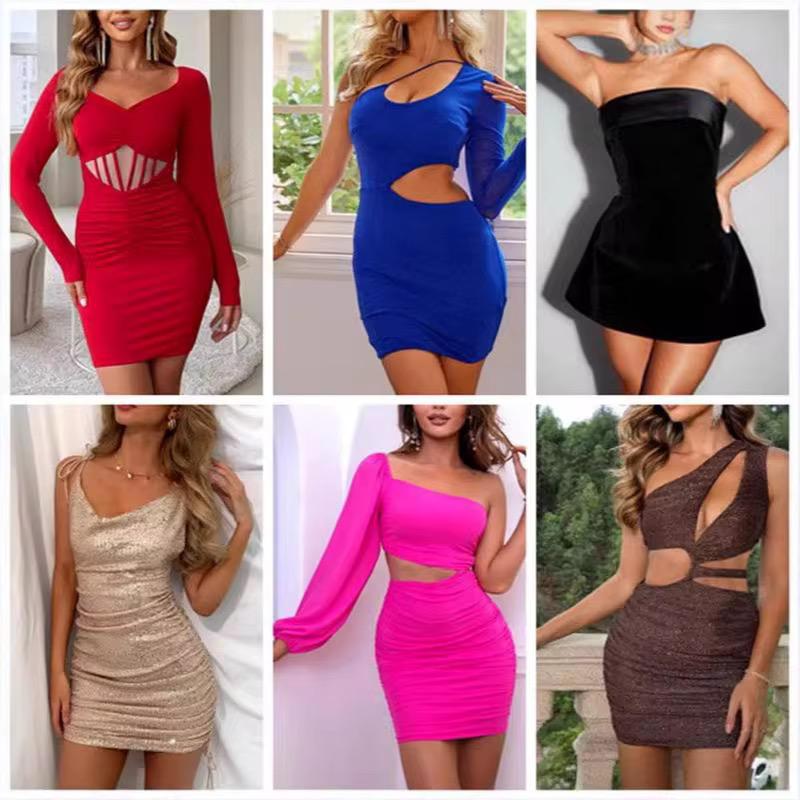 Wholesale Women’s Summer Casual Loose Dresses – Short Sleeve (Mixed Random Delivery)