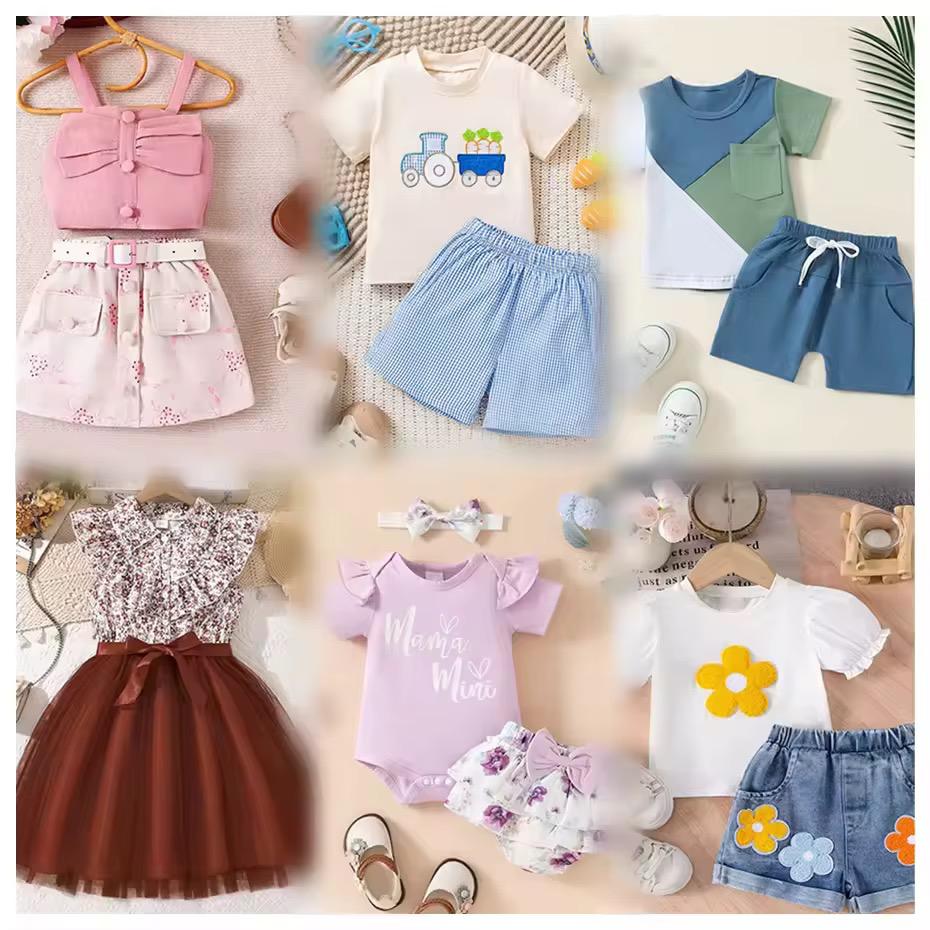 Wholesale Kids’ Clothing – Boys & Girls 0–12 Years (Mixed Bales, Random Delivery)