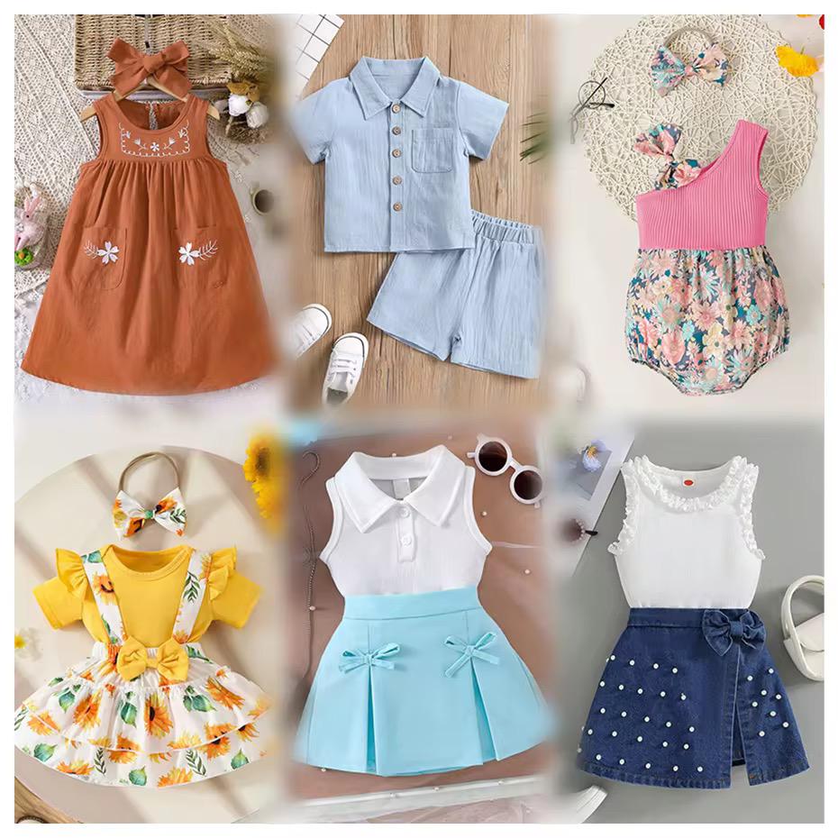 Wholesale Kids’ Clothing – Boys & Girls 0–12 Years (Mixed Bales, Random Delivery)