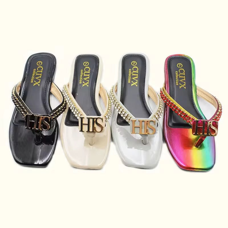 Wholesale Women’s Summer Slippers – Beach Flip Flops & Crystal Sandals (Random Delivery)