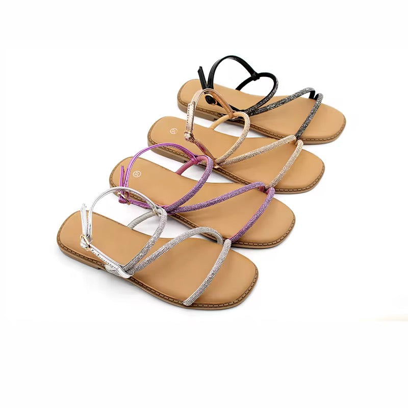 Wholesale Women’s Summer Slippers – Beach Flip Flops & Crystal Sandals (Random Delivery)