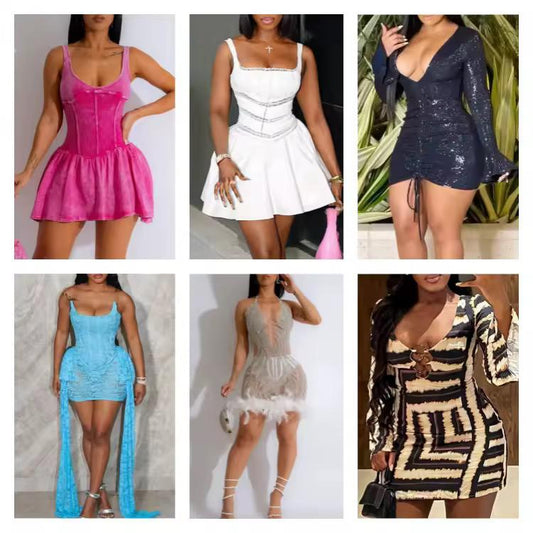 Clearance Women’s Wholesale Clothing – Mixed Dresses, T-Shirts, Pants & Blazers (Random Delivery)