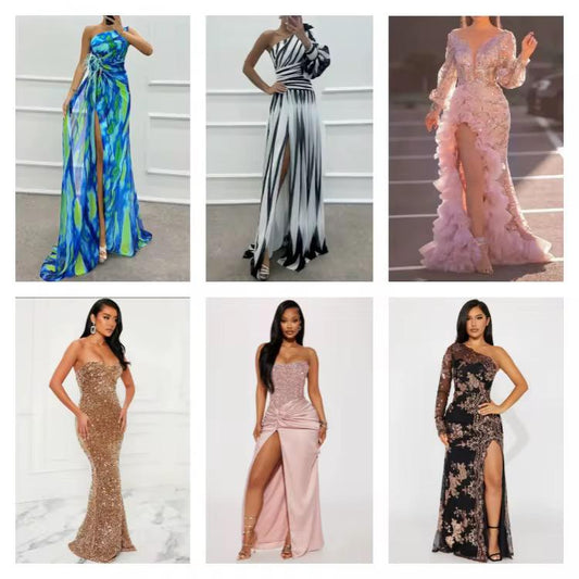 Wholesale Women’s Summer Casual Loose Dresses – Short Sleeve (Mixed Random Delivery)