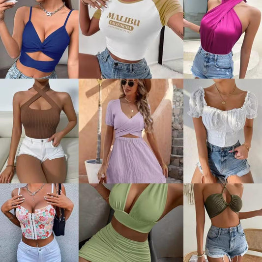 Clearance Women’s Wholesale Clothing – Mixed Dresses, T-Shirts, Pants & Blazers (Random Delivery)