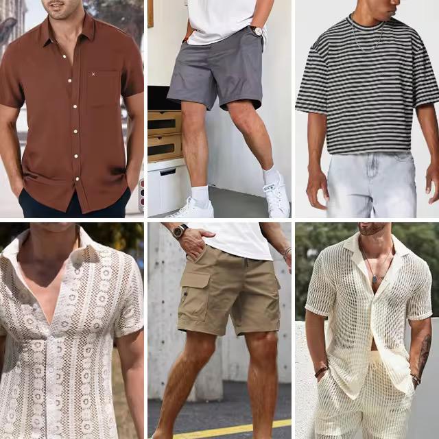 Wholesale Men’s Fashion Clothing – Casual T-Shirts, Pants, Shirts & Polo Shirts (Random Delivery)