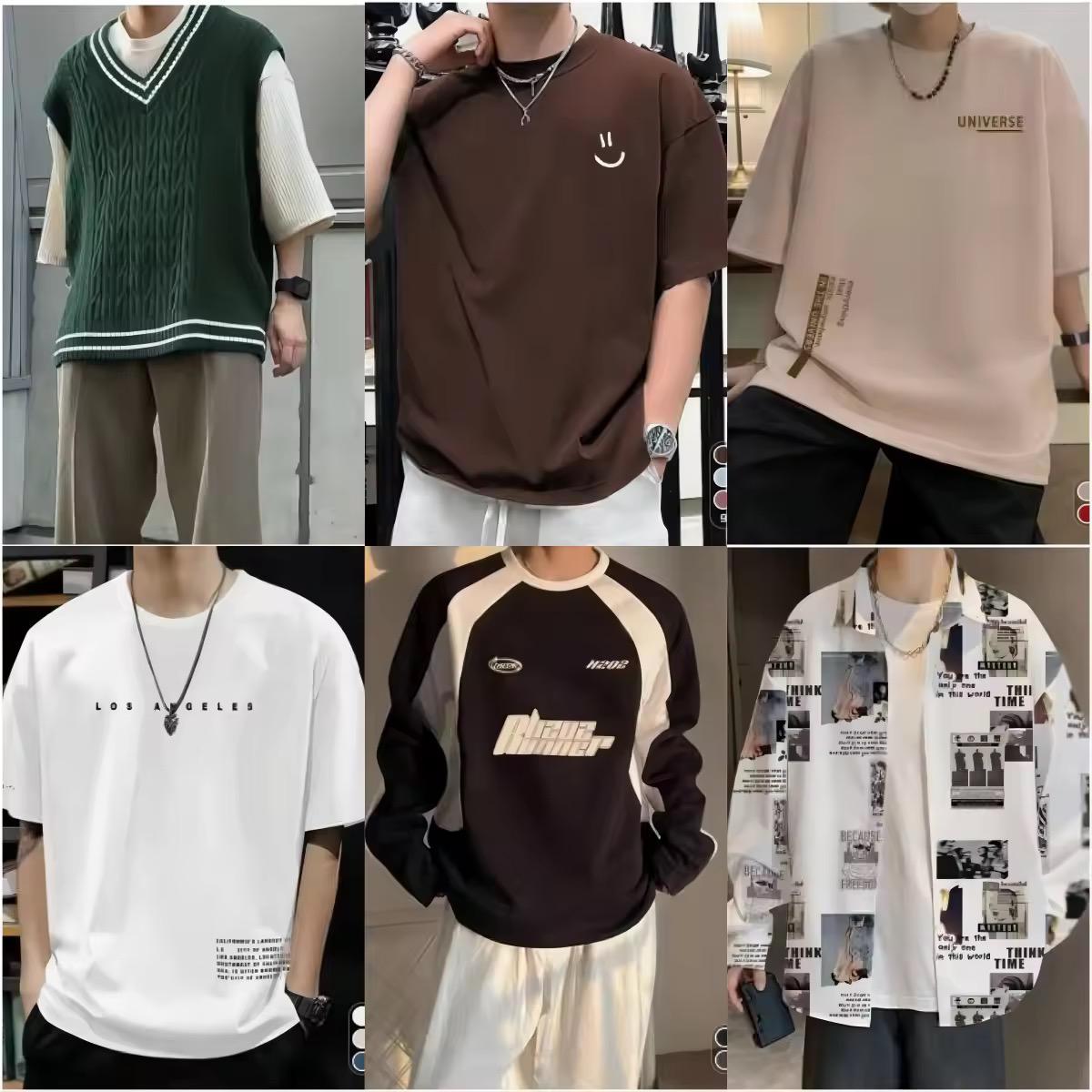 Wholesale Men’s Fashion Clothing – Casual T-Shirts, Pants, Shirts & Polo Shirts (Random Delivery)