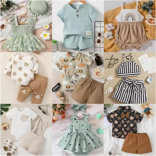 Wholesale Kids’ Clothing – Boys & Girls 0–12 Years (Mixed Bales, Random Delivery)