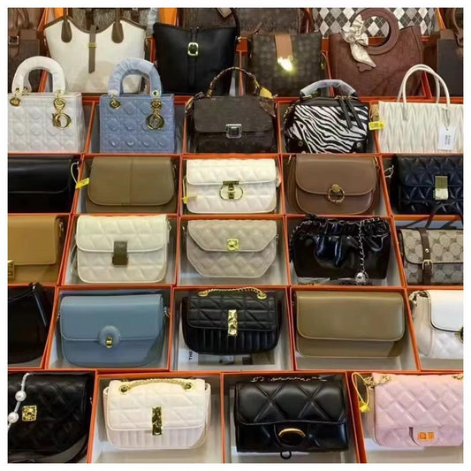 Wholesale Women’s Handbags – Designer-Inspired Inclined Shoulder Bags (Mixed Random Delivery)