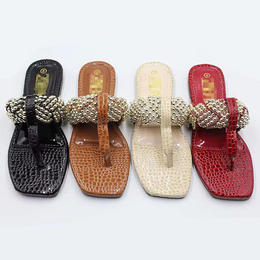 Wholesale Women’s Summer Slippers – Beach Flip Flops & Crystal Sandals (Random Delivery)