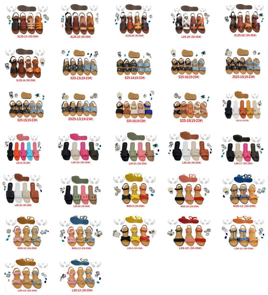 Wholesale Women’s Summer Slippers – Beach Flip Flops & Crystal Sandals (Random Delivery)